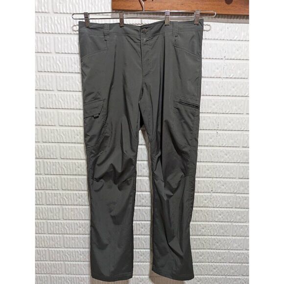 Columbia Men's Gray & Green Omni Shade Sun Protection Pants Size 38x32 - Picture 1 of 8